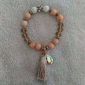 Semi precious strawberry quartz